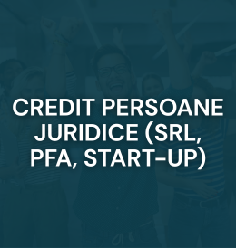 Credit persoane juridice (srl, pfa, start-up)